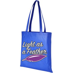 Zeus non-woven convention tote bag, Royal blue (Shopping bags)