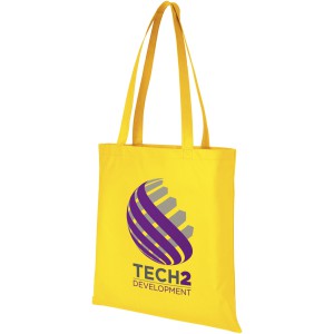 Zeus non-woven convention tote bag, Yellow (Shopping bags)