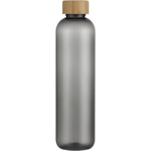 Ziggs 1000 ml recycled plastic water bottle, Charcoal (Water bottles)