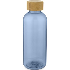 Ziggs 650 ml recycled plastic water bottle, Transparent blue (Water bottles)