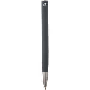 Ziggur aluminium ballpoint pen (blue ink), Storm grey (Metallic pen)