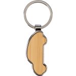 Zinc alloy key holder Angelika, brown (1097197-11)