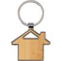 Zinc alloy key holder Bernd, brown