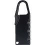 Zinc alloy numeric padlock April, black