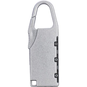 Zinc alloy numeric padlock April, silver (Travel items)