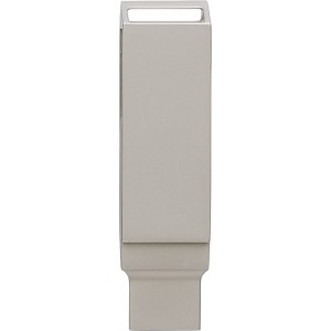 Zinc alloy USB stick Dorian, silver (Pendrives)