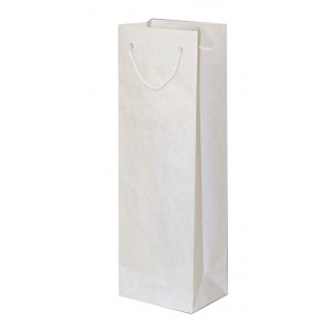 Paperbag with cord handle, white